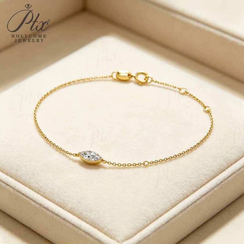 gold vermeil pave ring factory direct